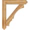 Ekena Millwork Balboa Arts & Crafts Rough Sawn Bracket, Western Red Cedar, 6"W x 38"D x 44"H BKT06X38X44BOA03RWR - alternate 2